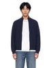 Bomber con zip in blu