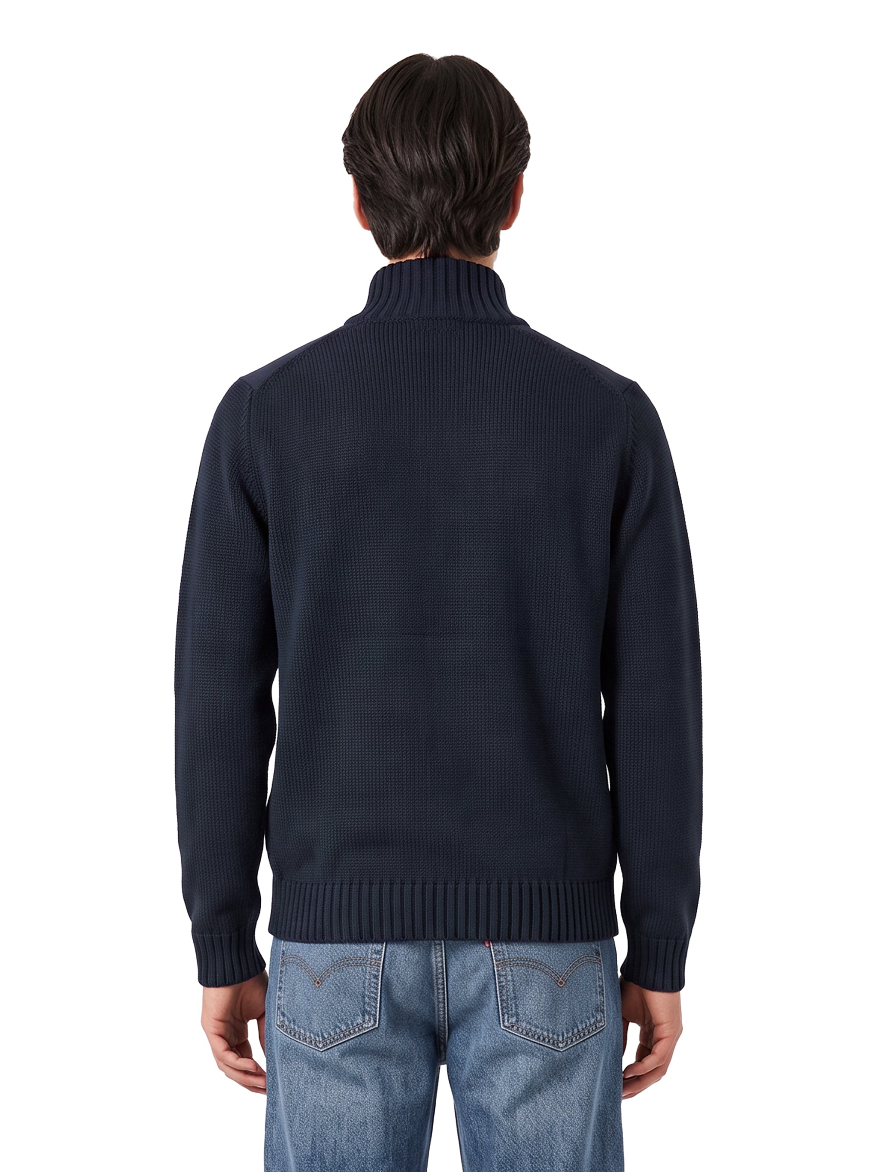 Giacca con bottoni in blu 