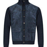 Giacca con bottoni in blu 