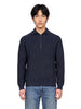 Polo con mezza zip in blu