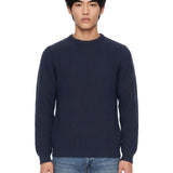 Maglione girocollo in blu 