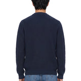 Maglione girocollo in blu 