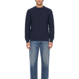 Maglione girocollo in blu 