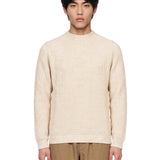 Maglione girocollo in beige 