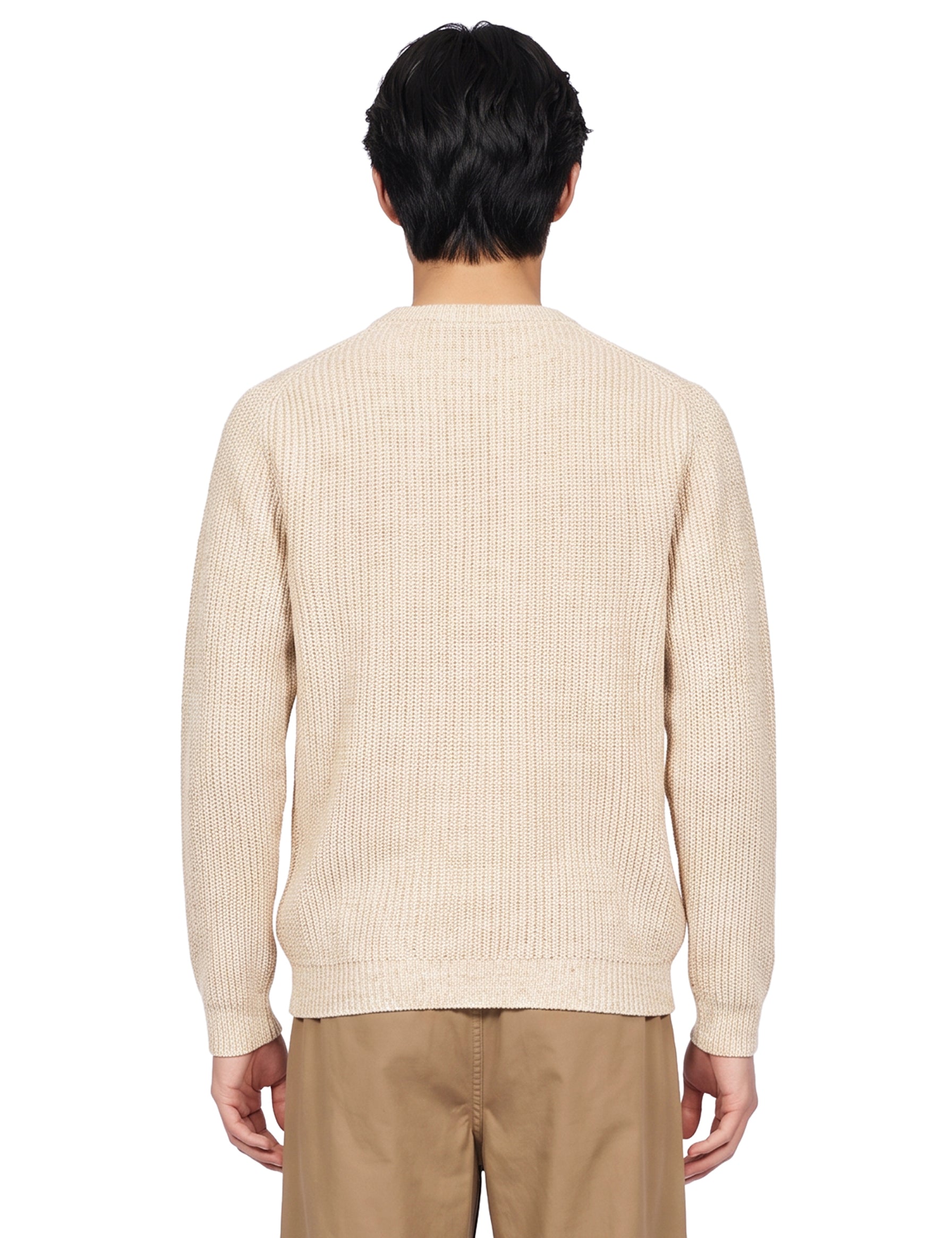 Maglione girocollo in beige 