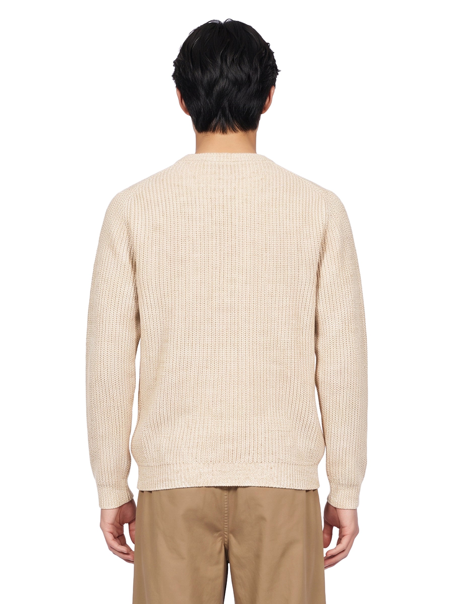 Maglione girocollo in beige 