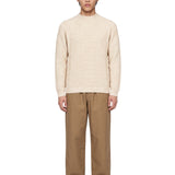 Maglione girocollo in beige 