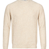 Maglione girocollo in beige 