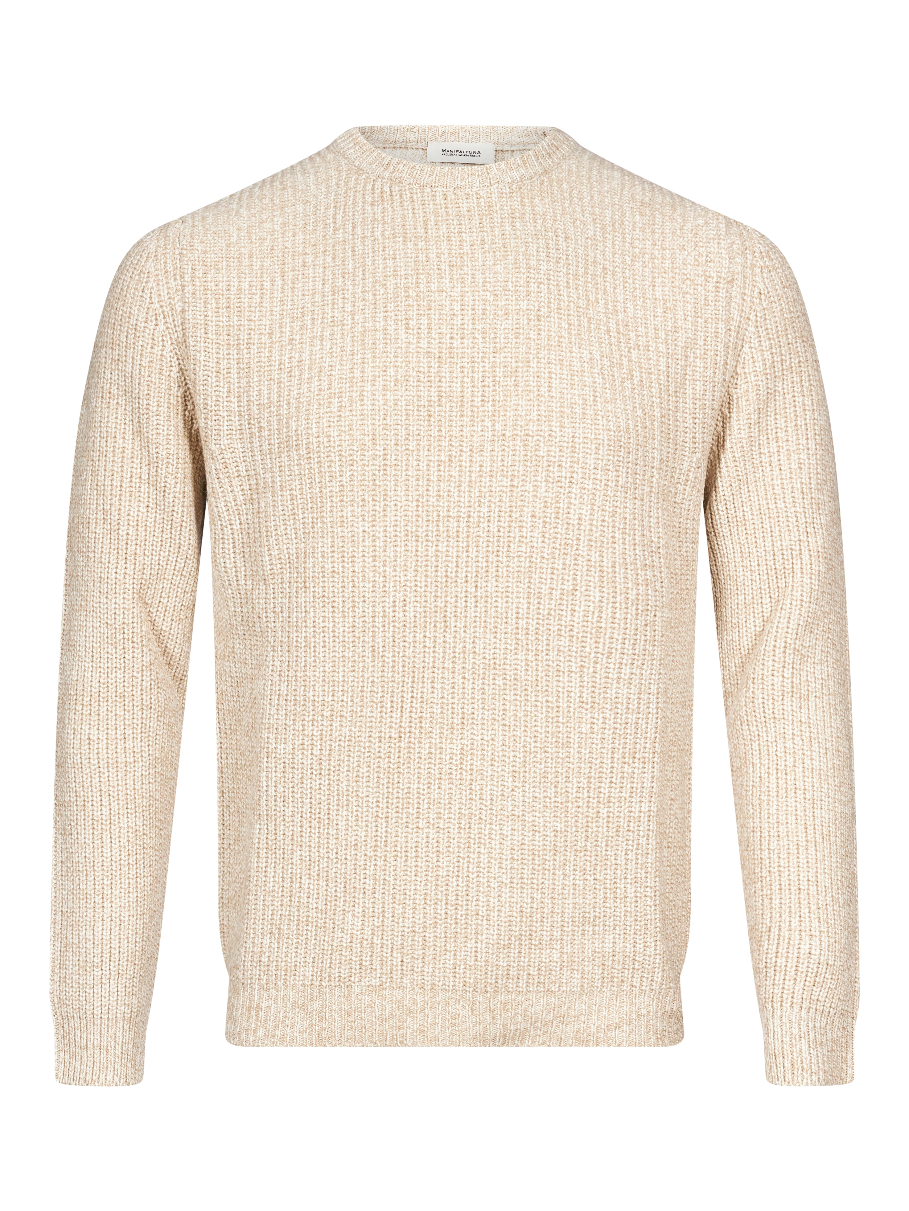Maglione girocollo in beige 