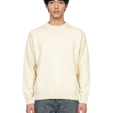 Maglione girocollo in avorio 