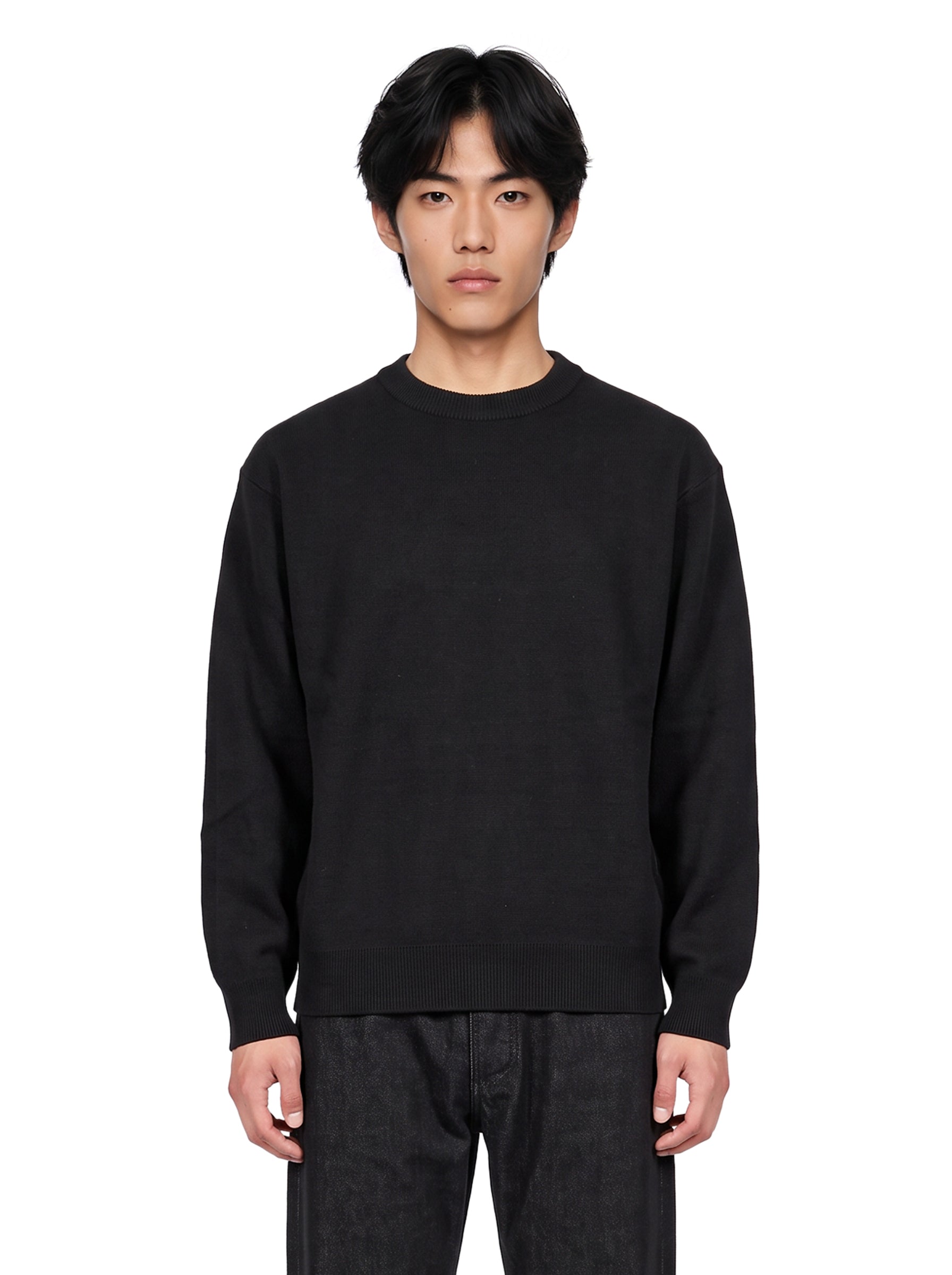 Maglione girocollo in nero 