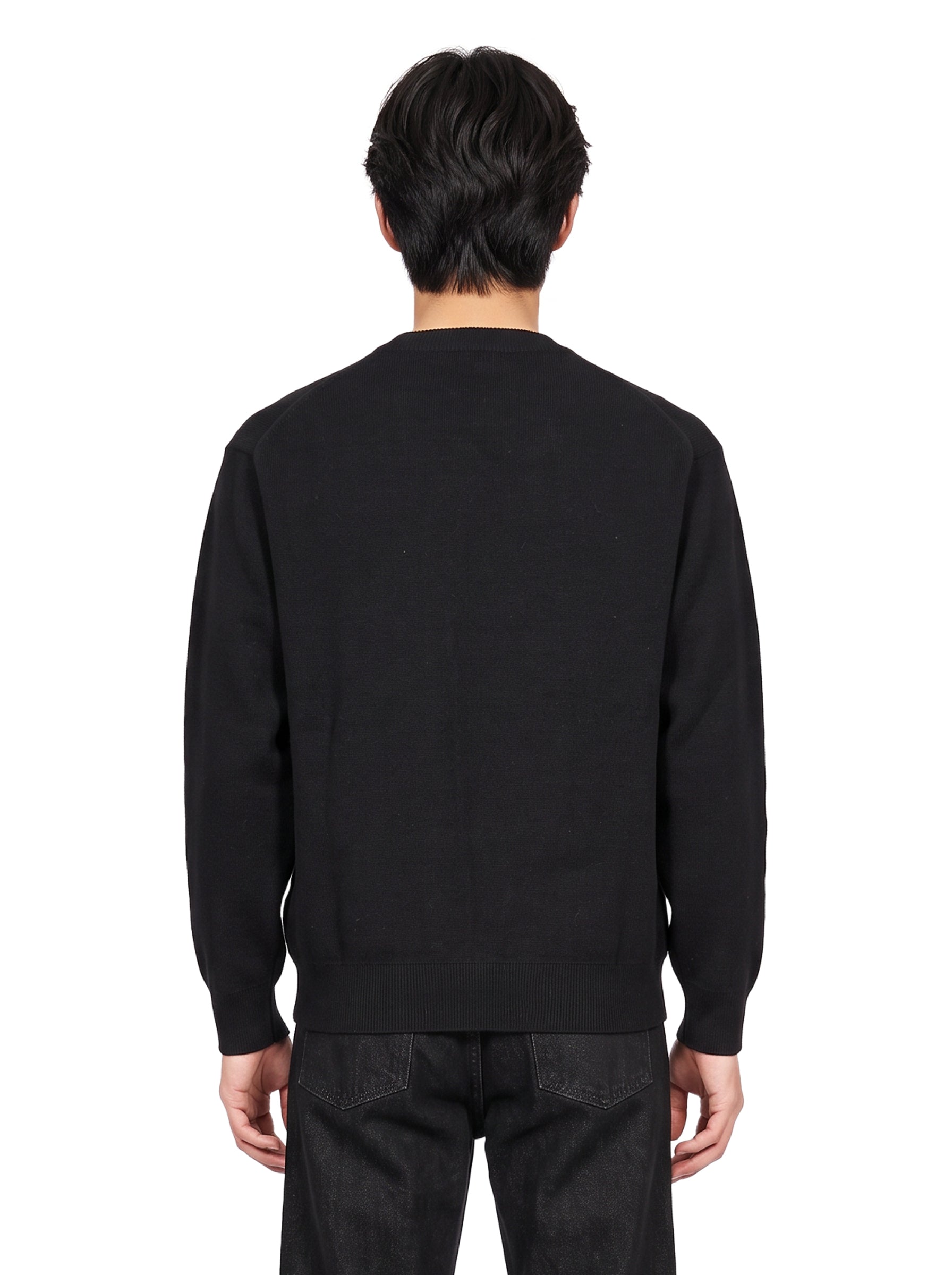 Maglione girocollo in nero 