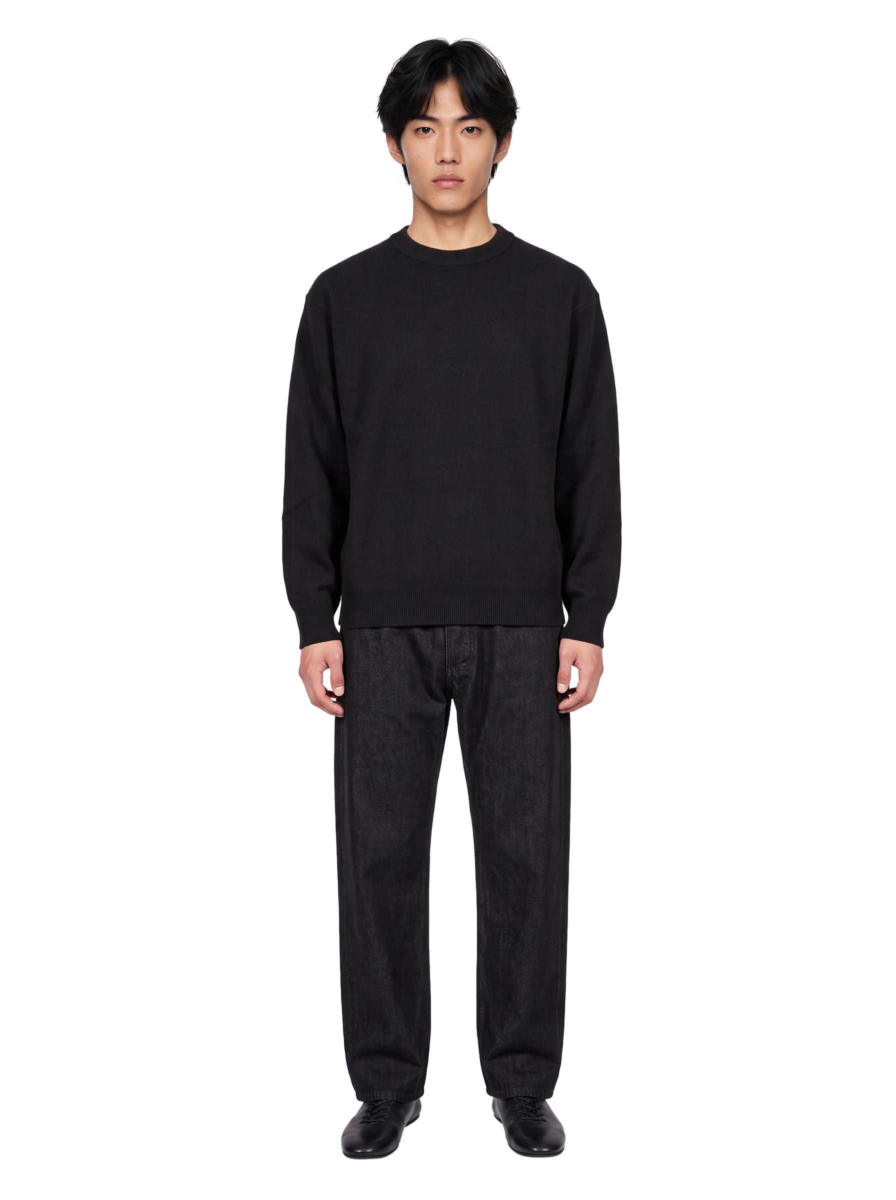 Maglione girocollo in nero 