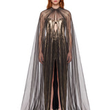 Cappa da sera Celestina in argento 