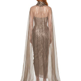 Cappa da sera Celestina in bronzo 