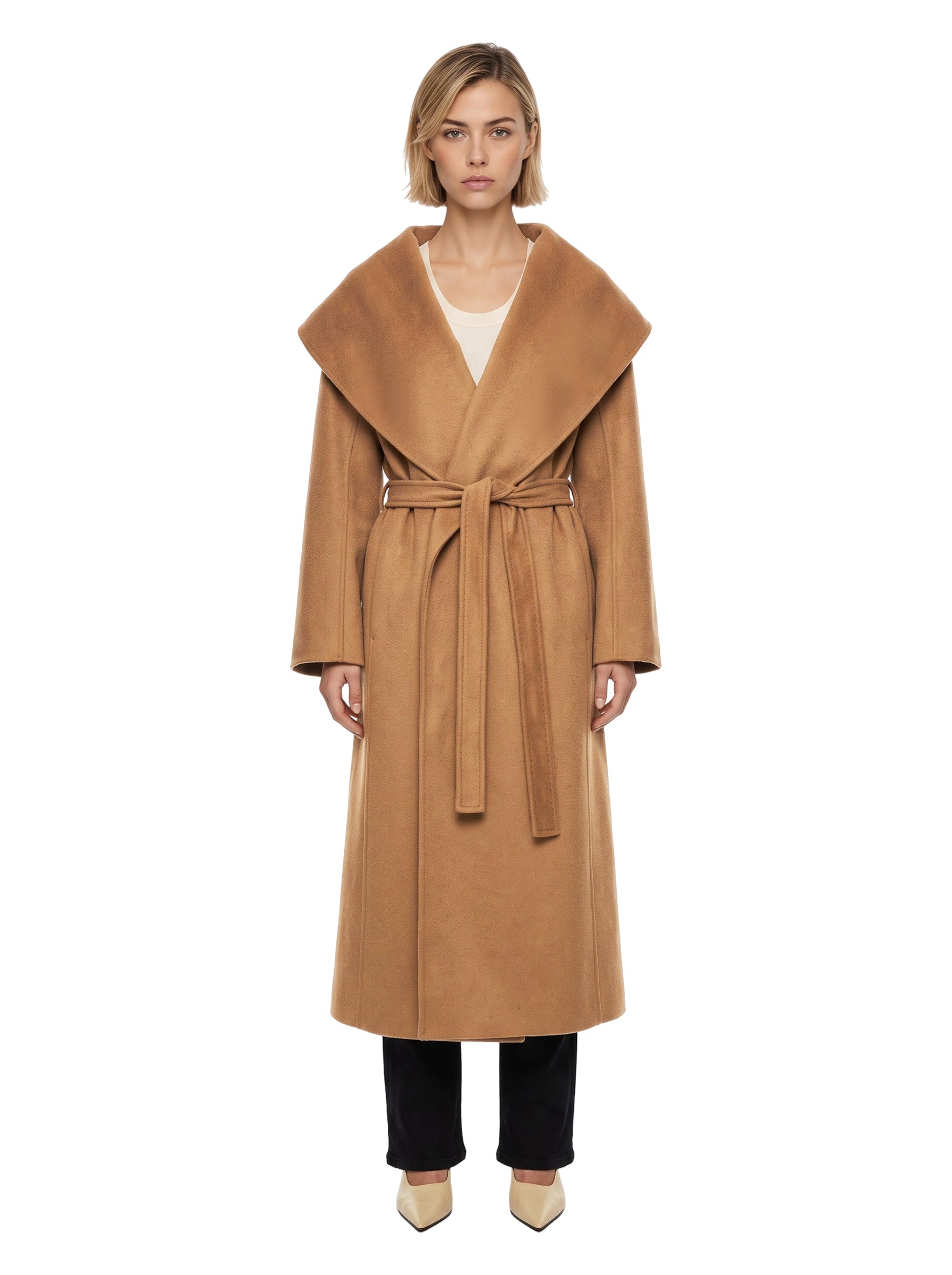 Cappotto Tululo in beige 