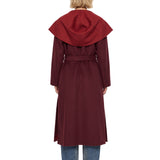 Cappotto Tululo in bordeaux 