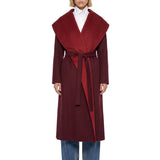 Cappotto Tululo in bordeaux 