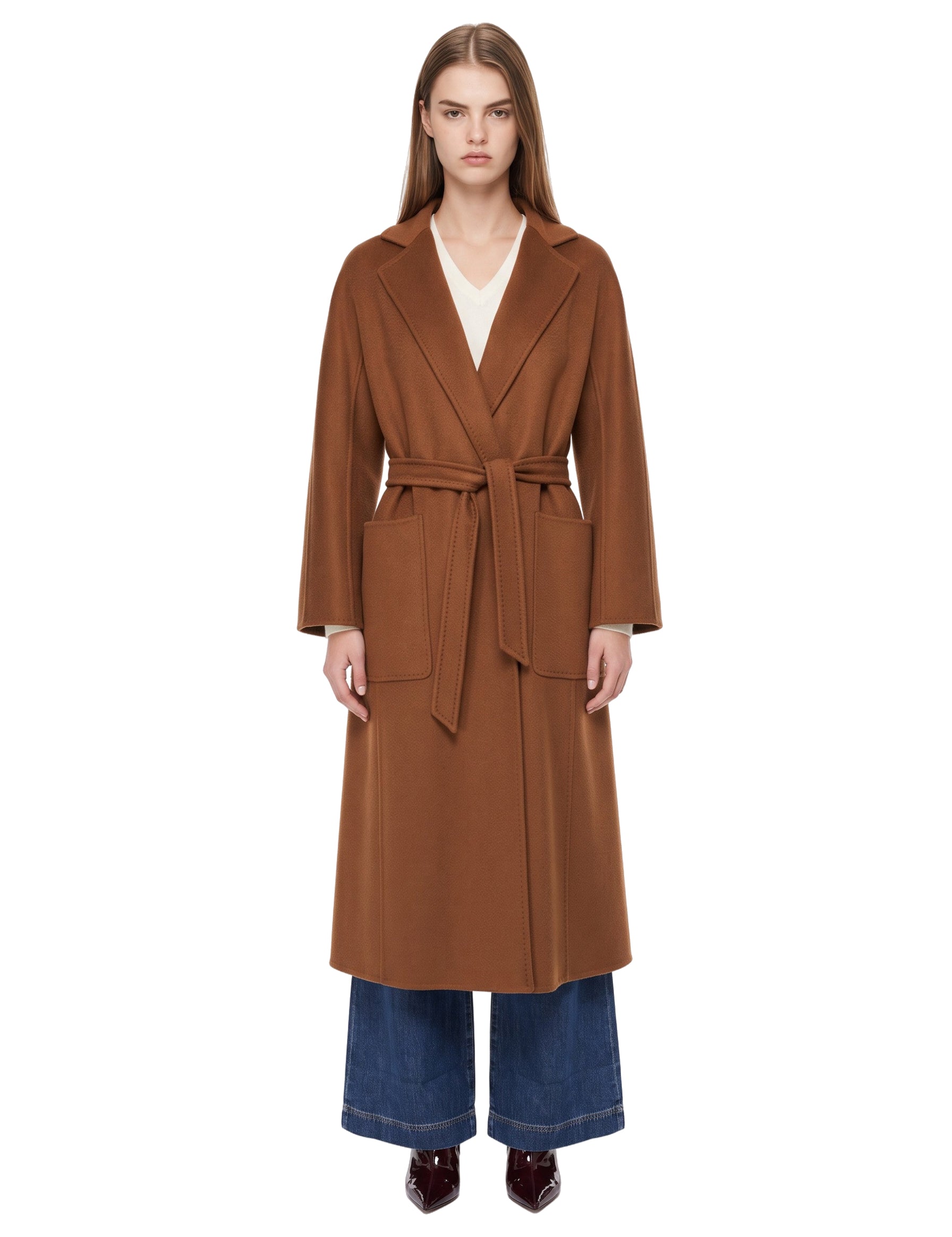 Cappotto a vestaglia Strenna in marrone 