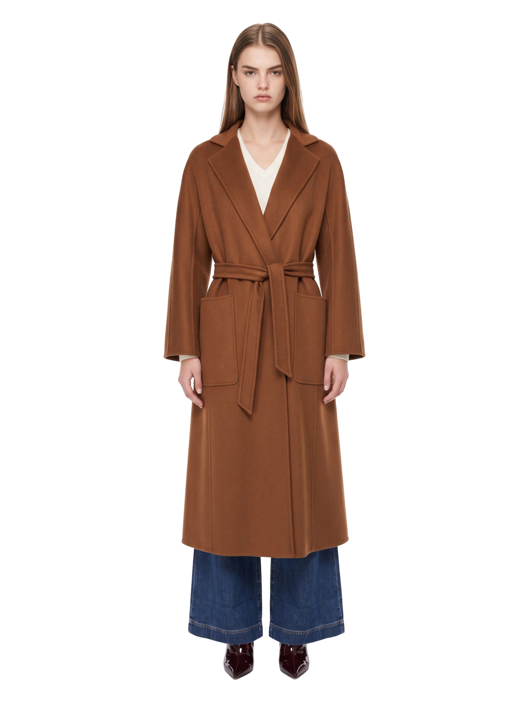 Cappotto a vestaglia Strenna in marrone 