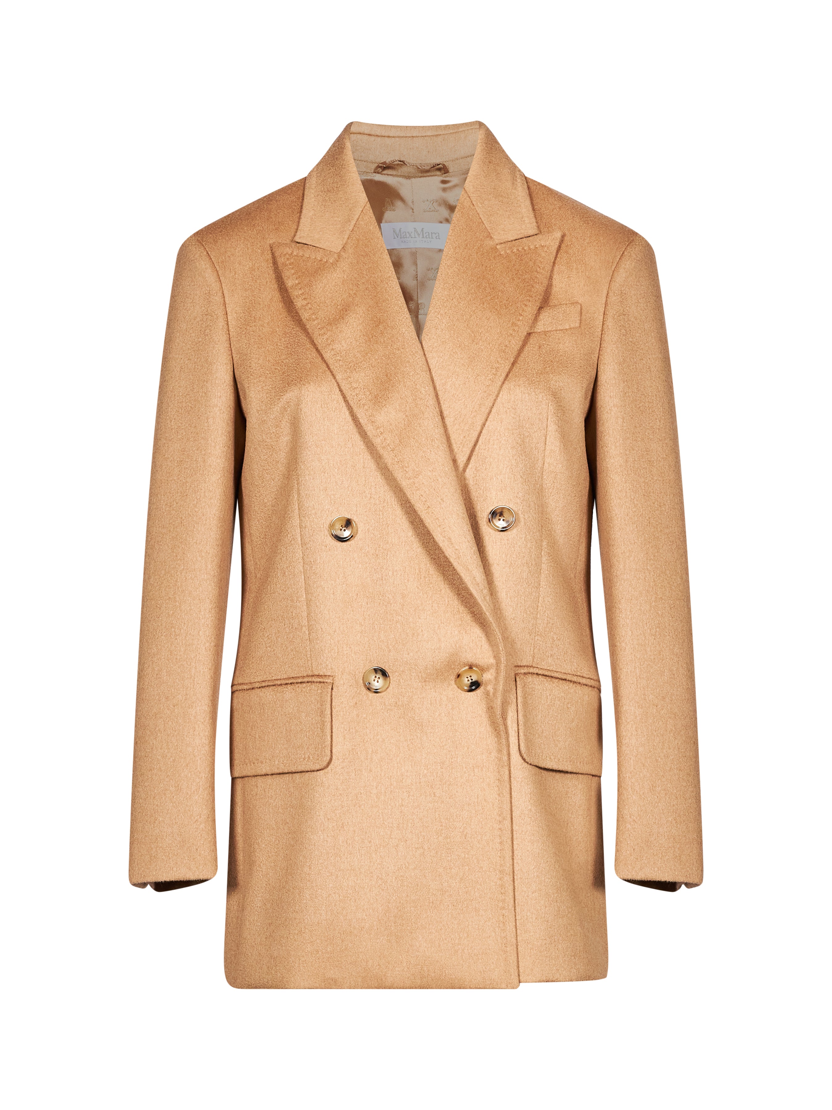 Blazer doppiopetto Olimpia in beige 