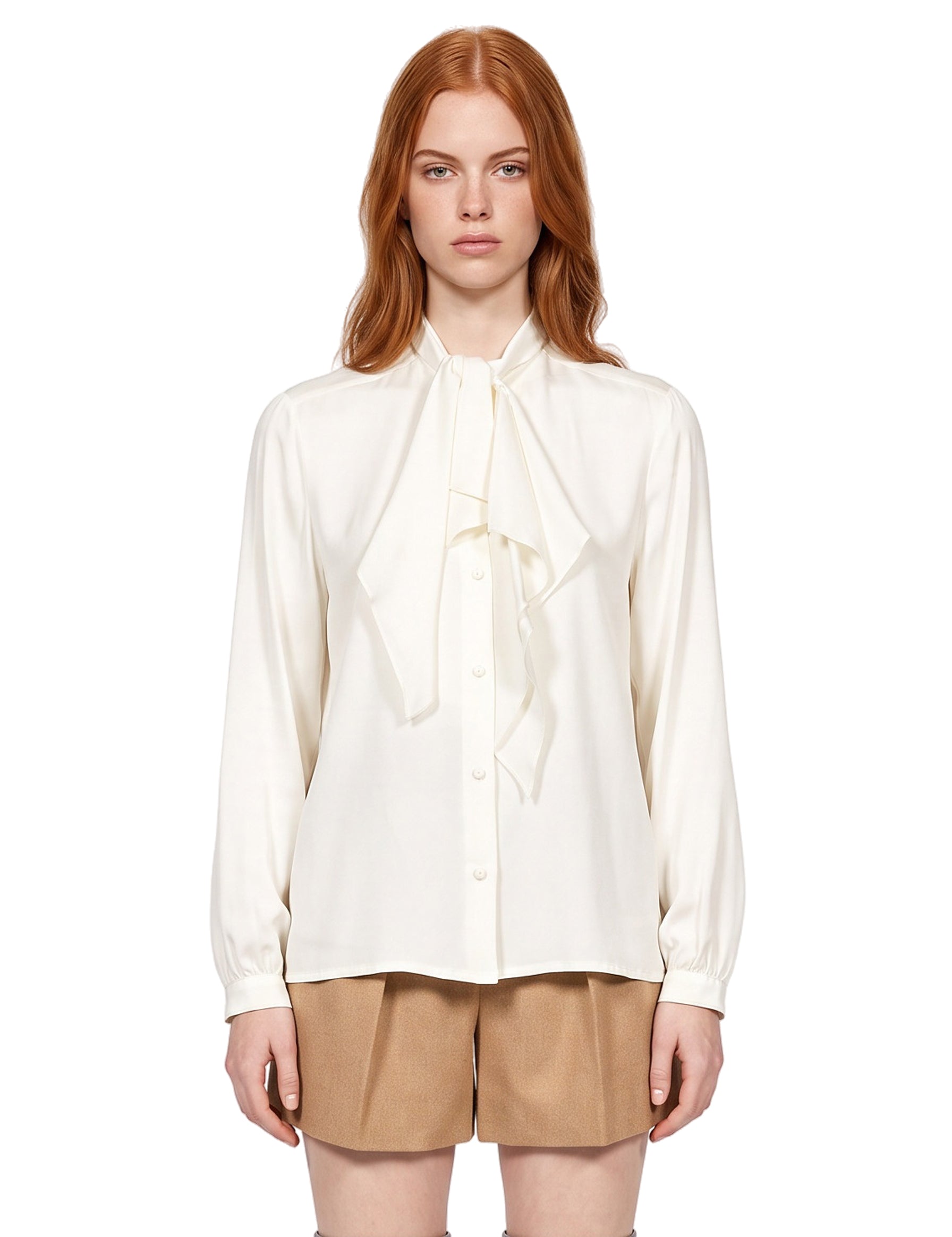 Camicia Leccio in avorio 