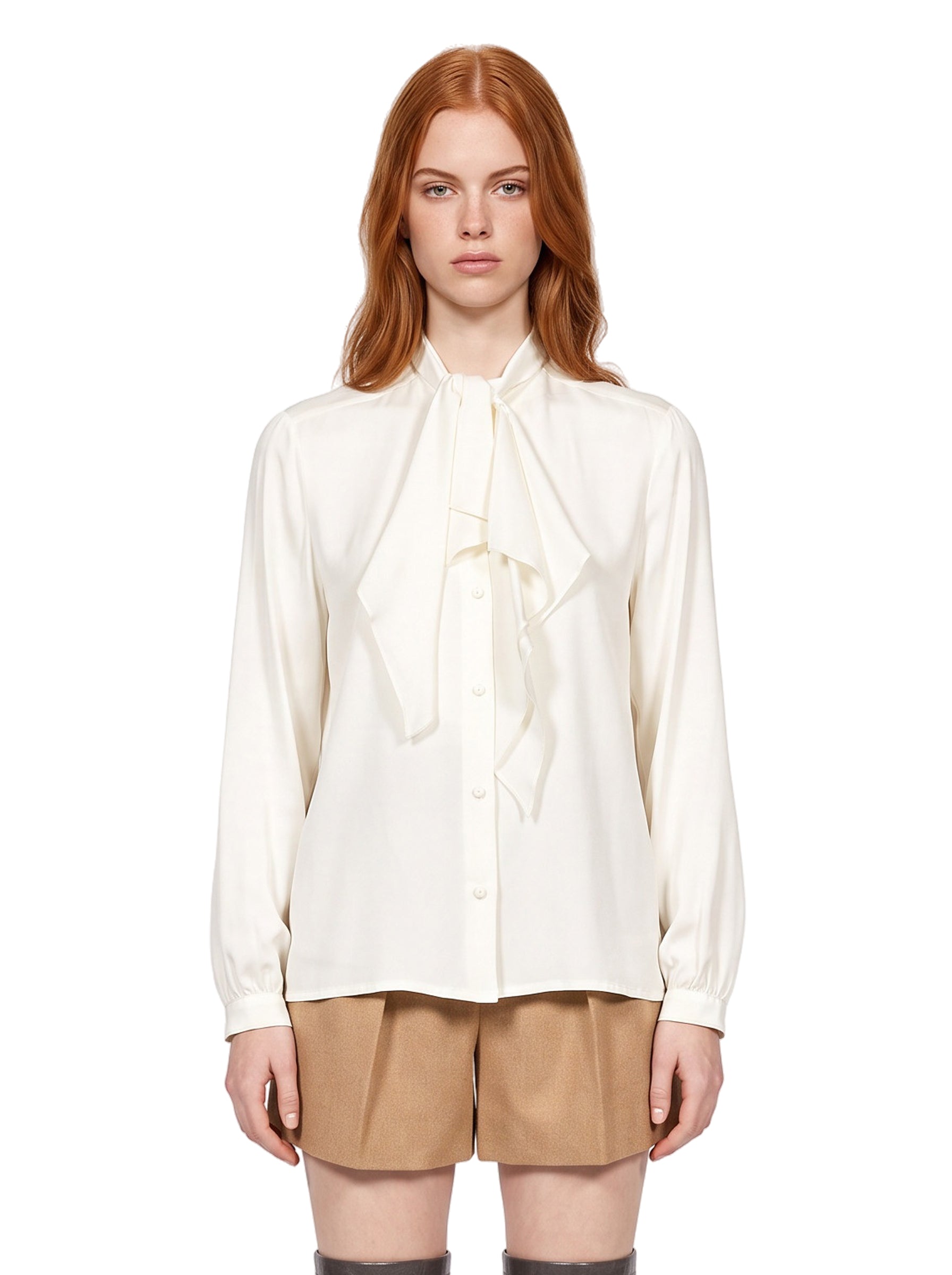 Camicia Leccio in avorio 