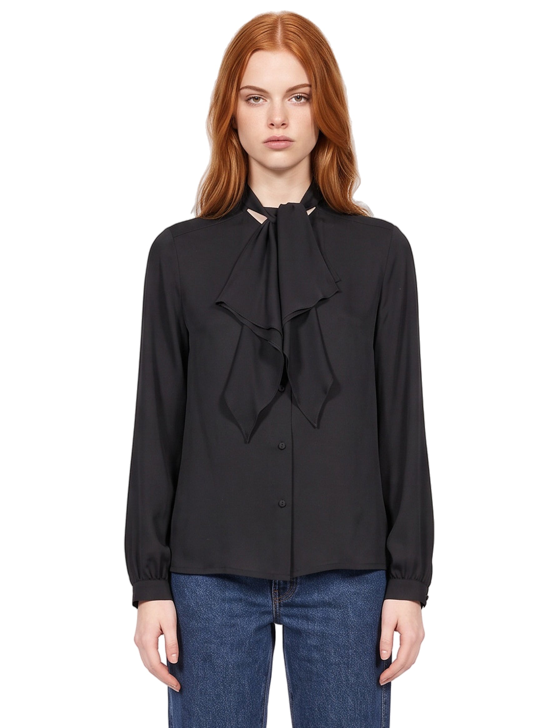Camicia Leccio in nero 