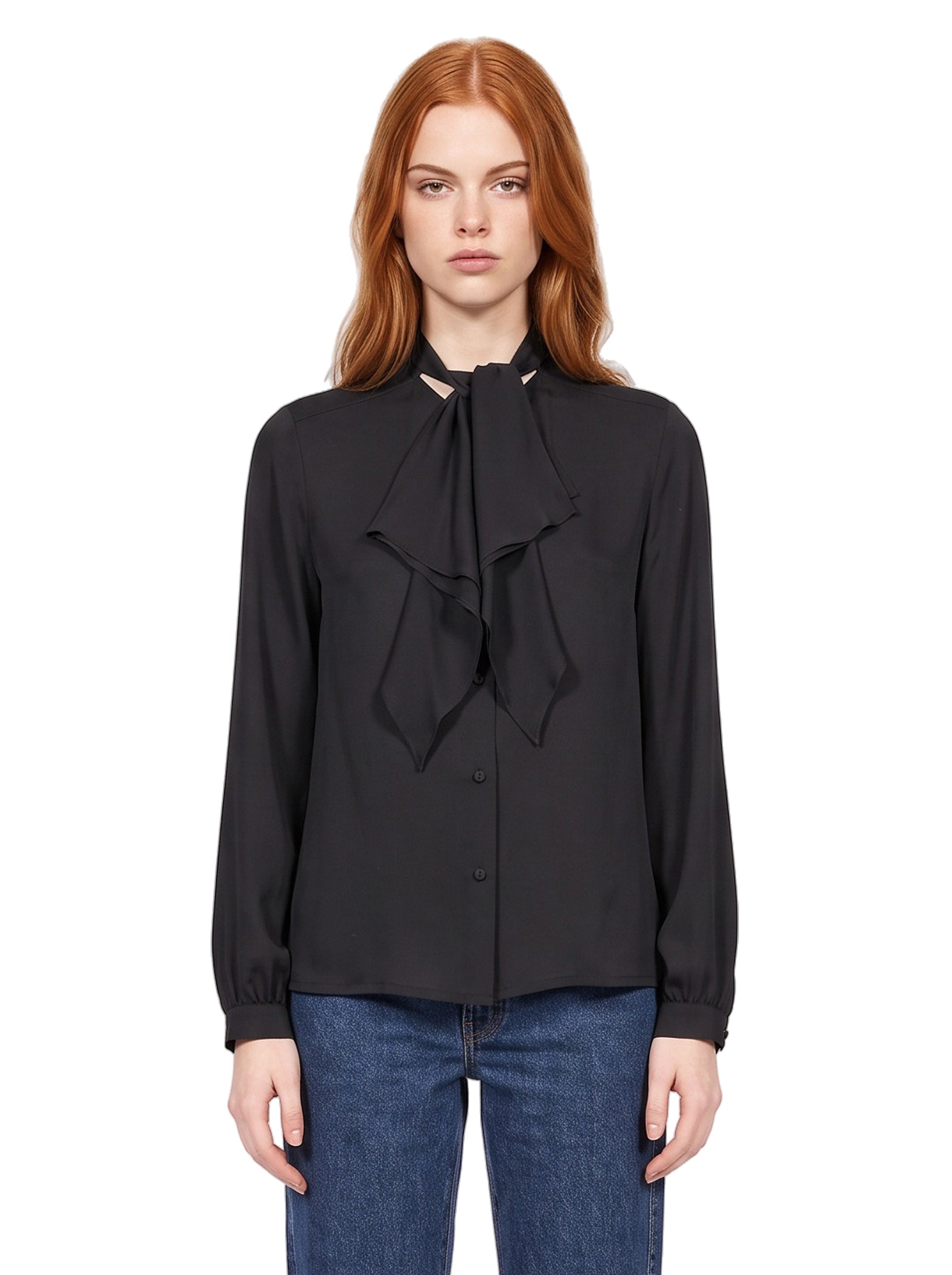 Camicia Leccio in nero 