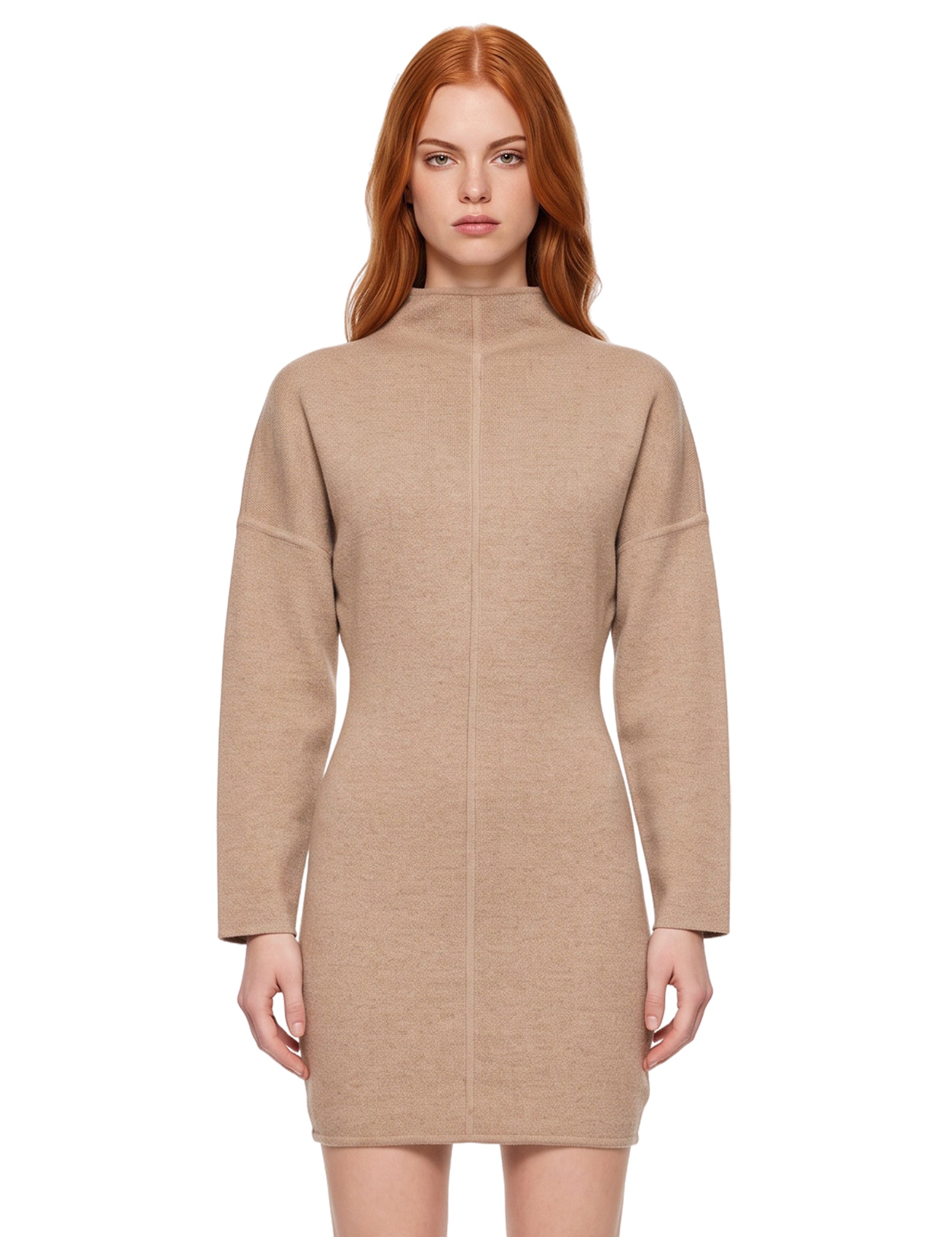 Abito corto Racconto in beige 
