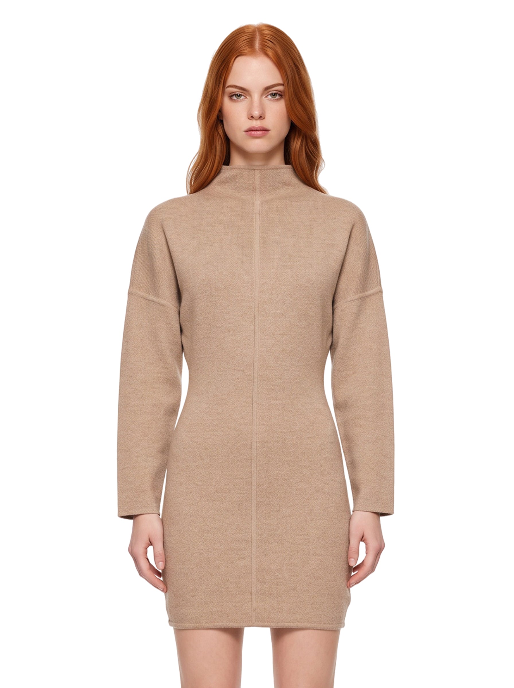 Abito corto Racconto in beige 