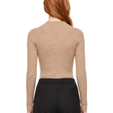 Maglia body Gelato in beige 