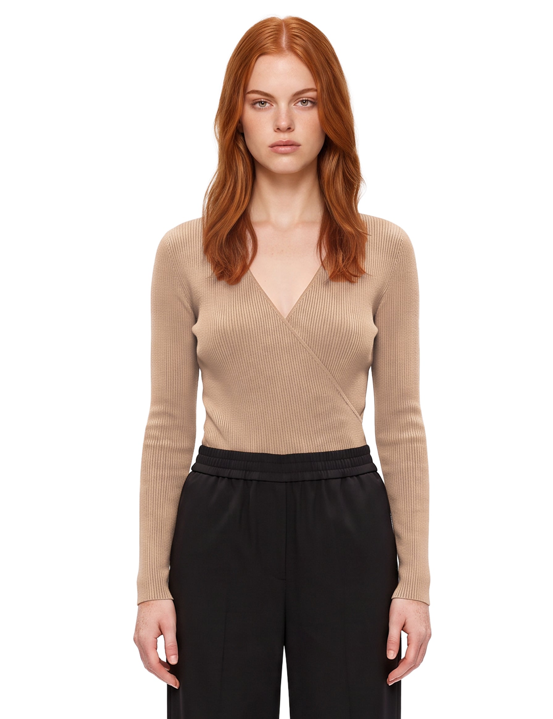 Maglia body Gelato in beige 