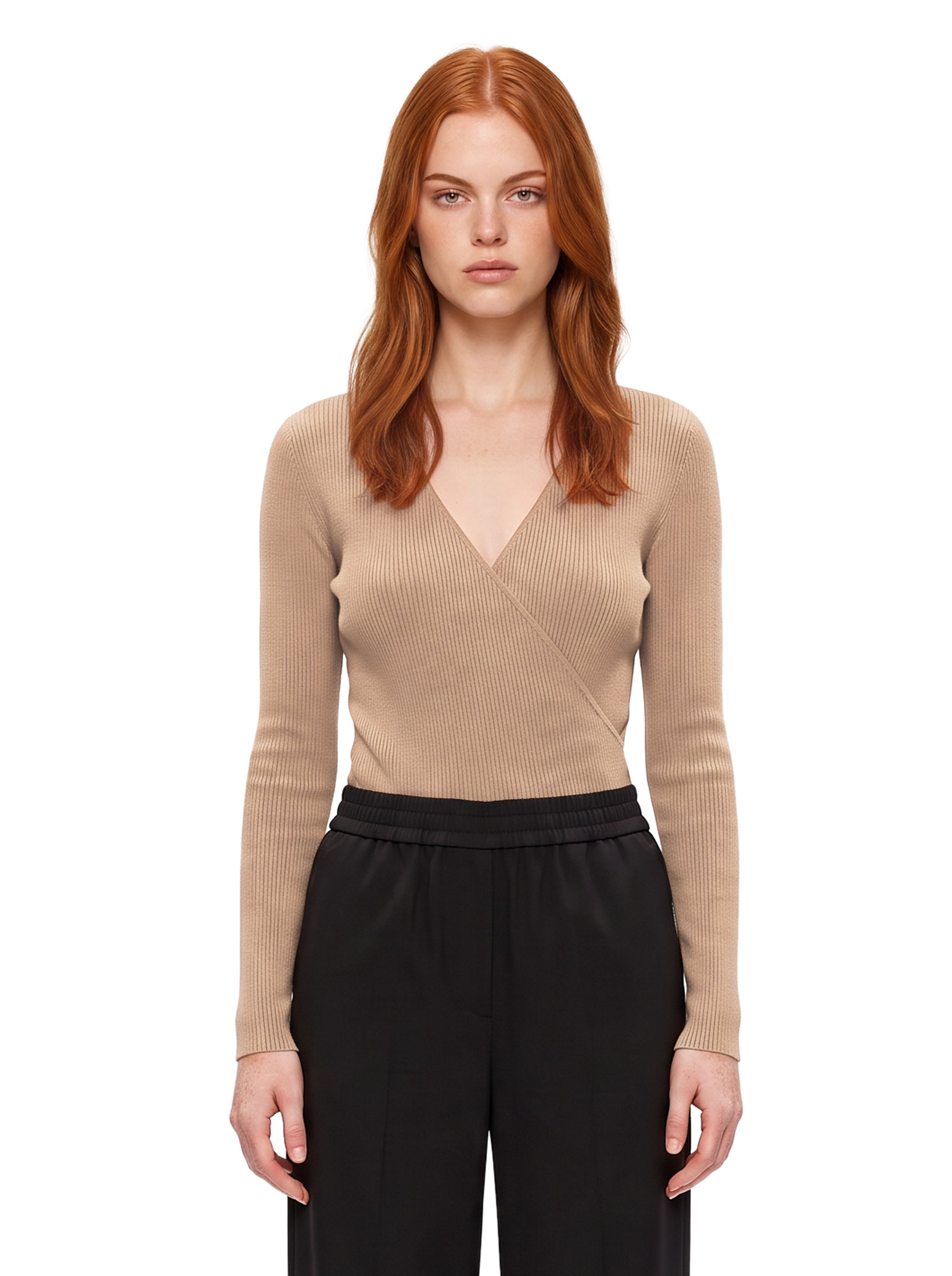 Maglia body Gelato in beige 