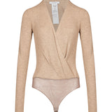 Maglia body Gelato in beige 