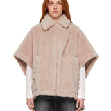 Cappotto doppiopetto Tebe in beige 