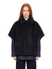 Cappotto doppiopetto Tebe in nero