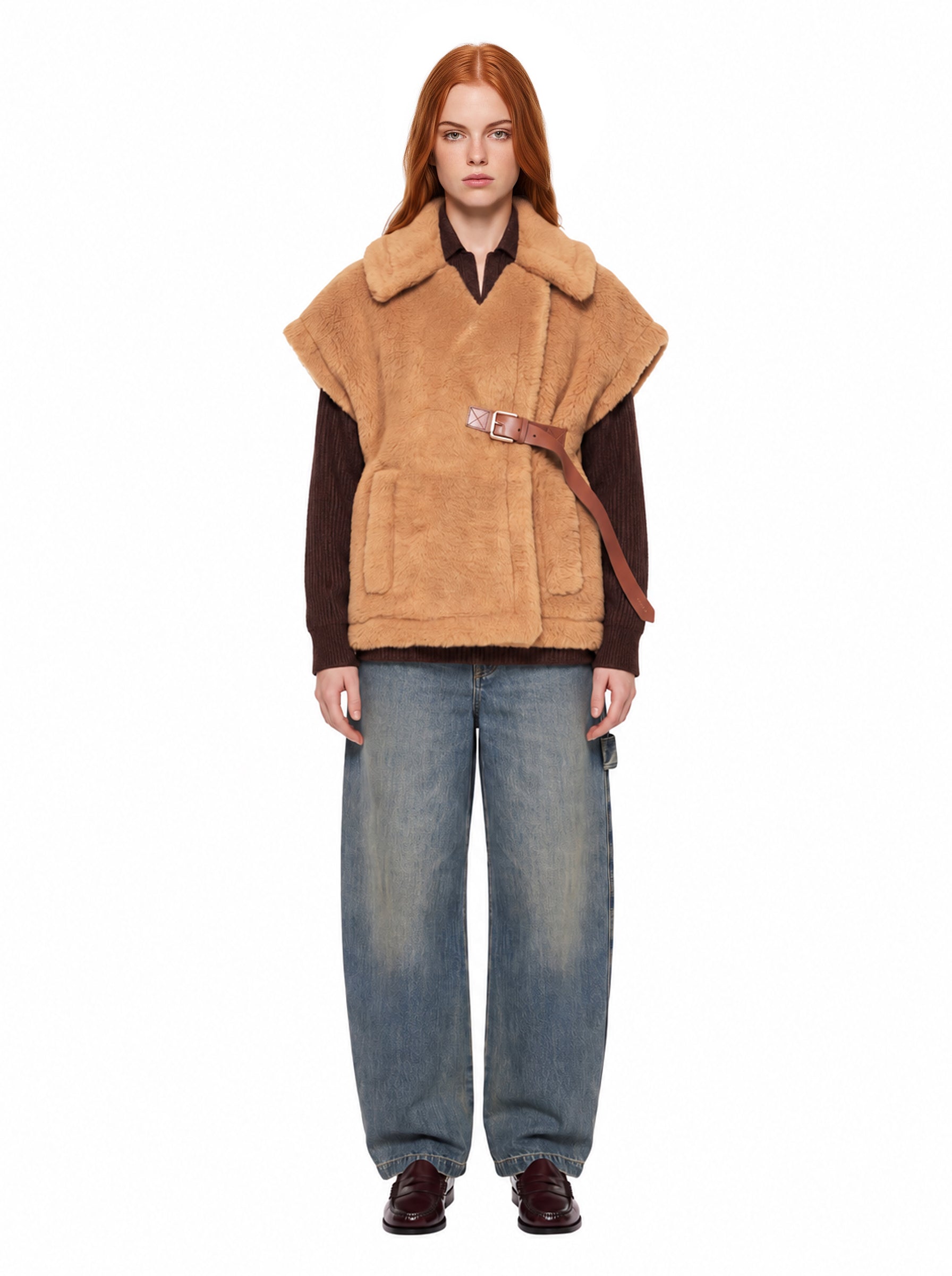 Cappotto Newabavo in beige 