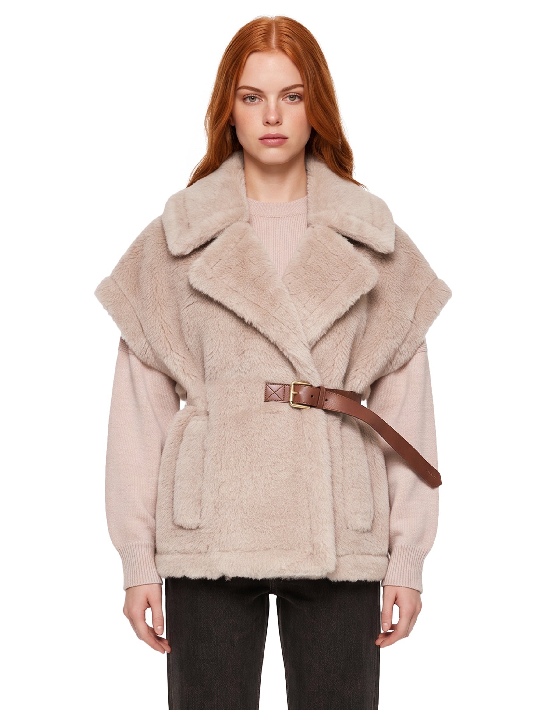 Cappotto Newabavo in beige 