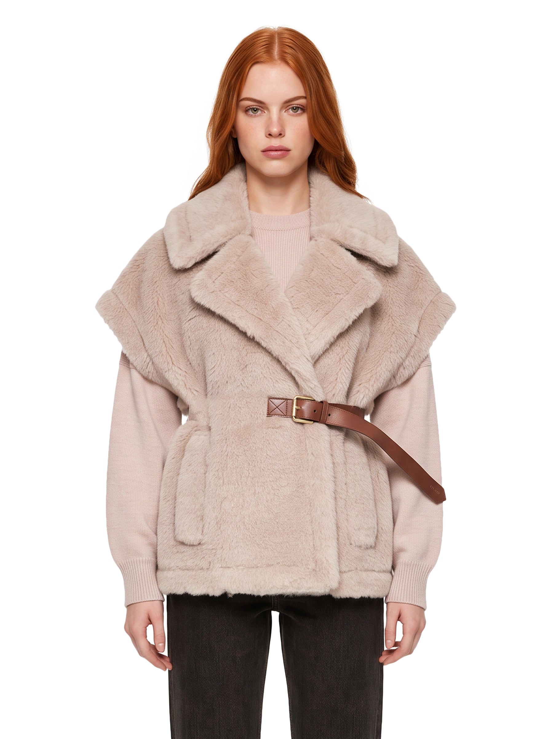 Cappotto Newabavo in beige 