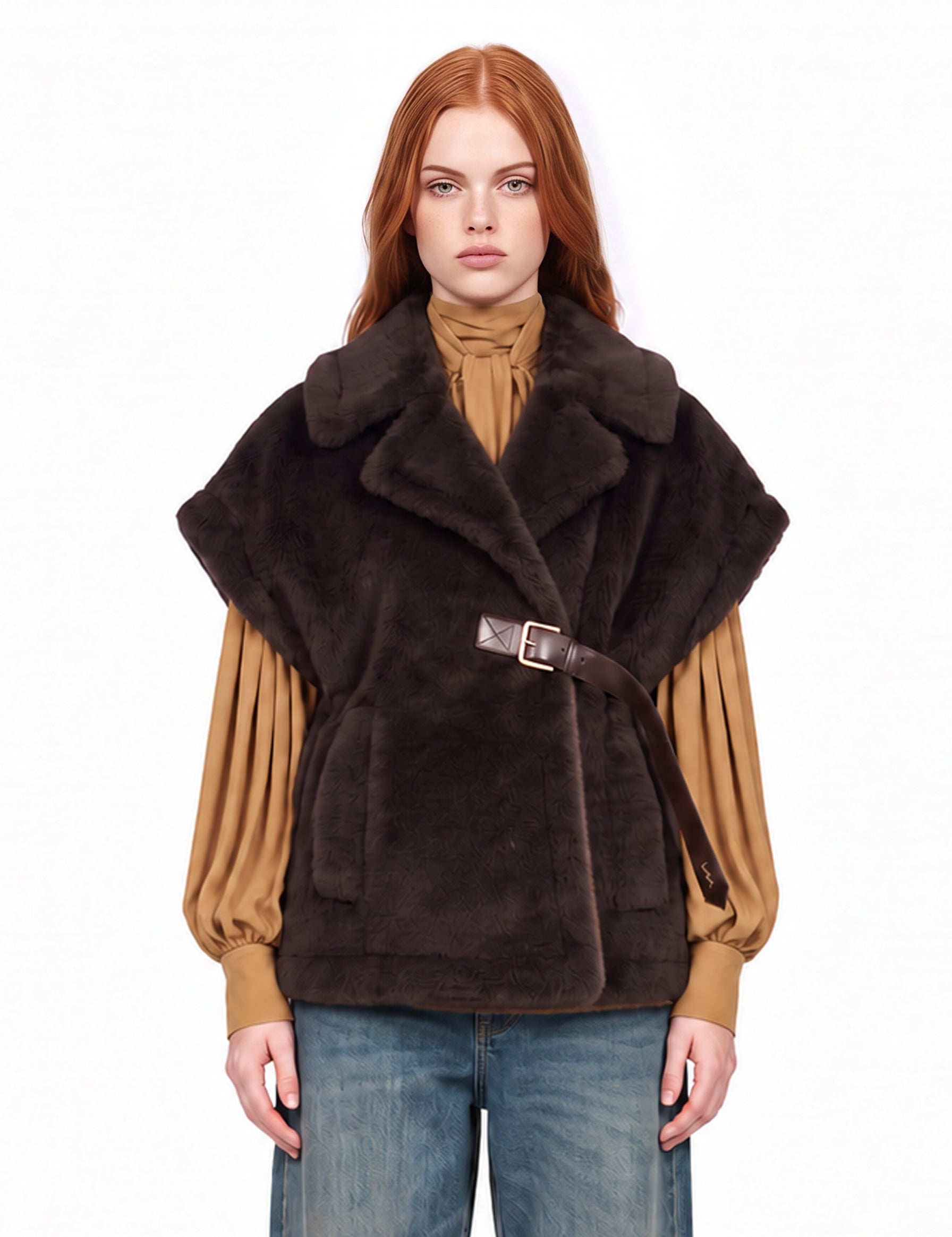 Cappotto Newabavo in marrone 