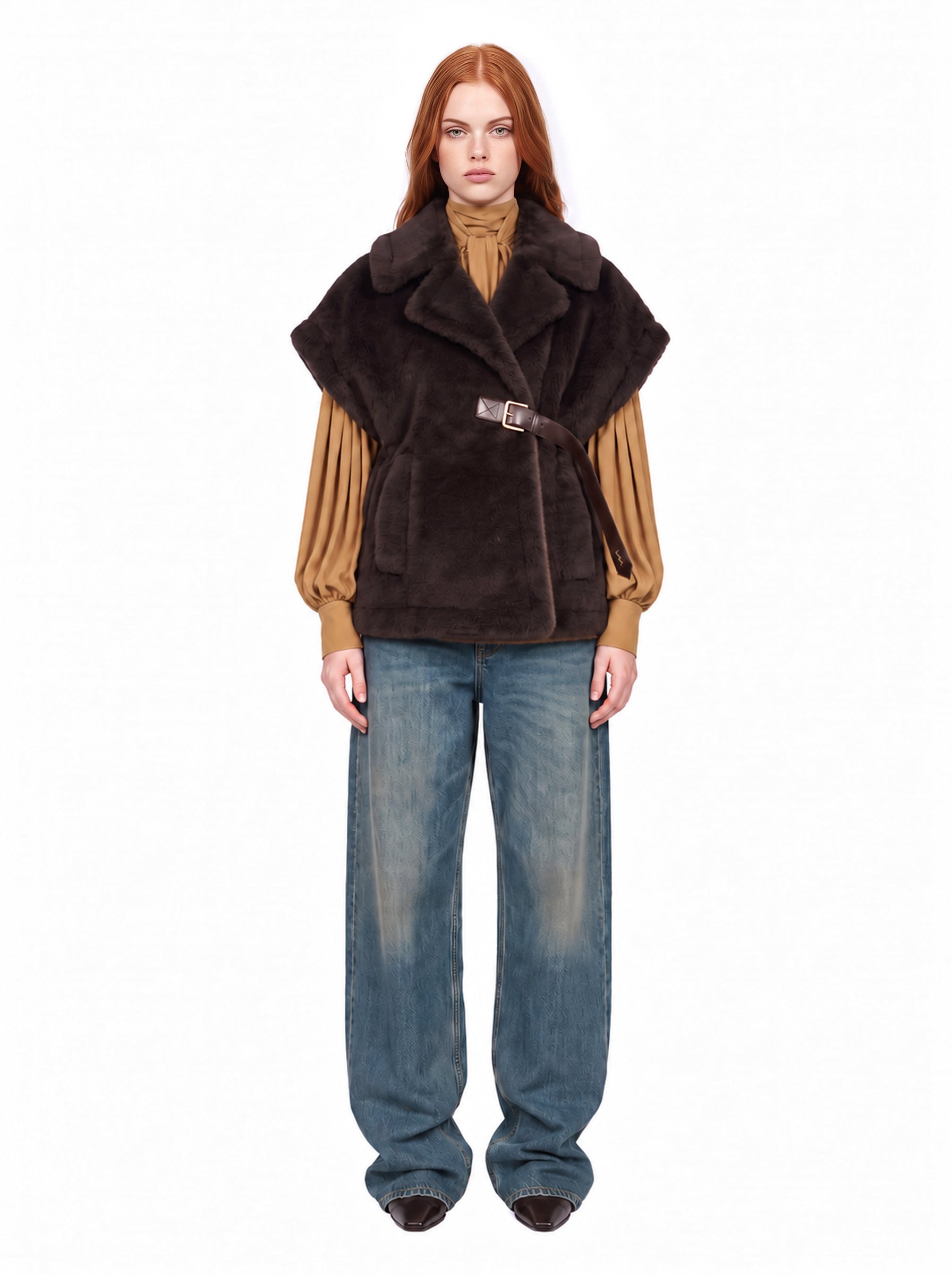 Cappotto Newabavo in marrone 