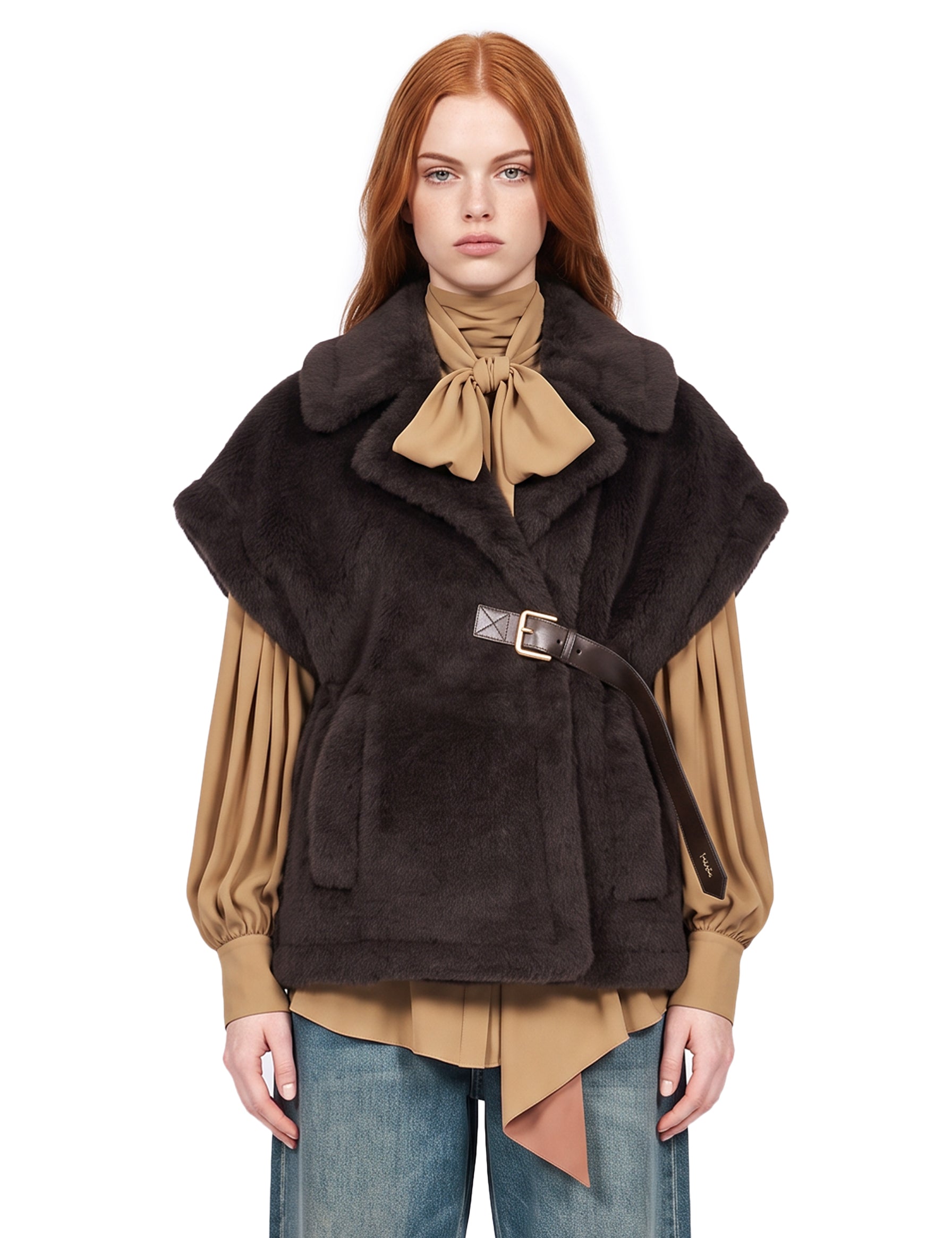 Cappotto Newabavo in marrone 