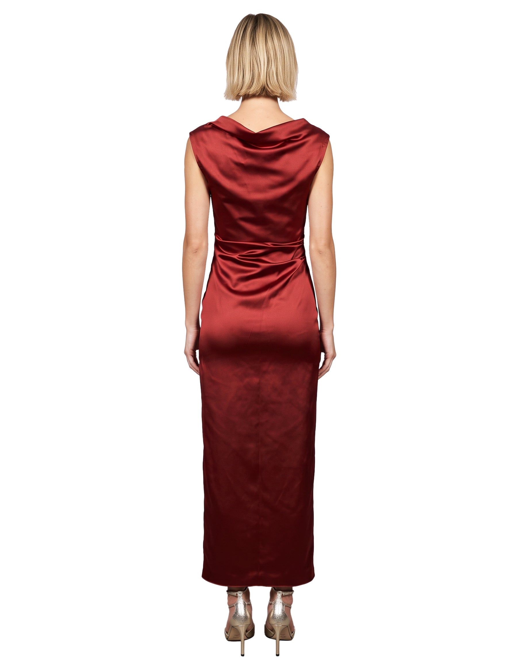 Abito lungo Dream in rosso 