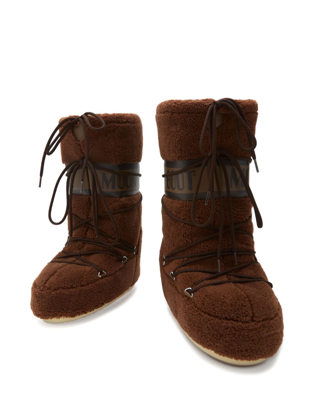 Stivali Icon Fleece in marrone 