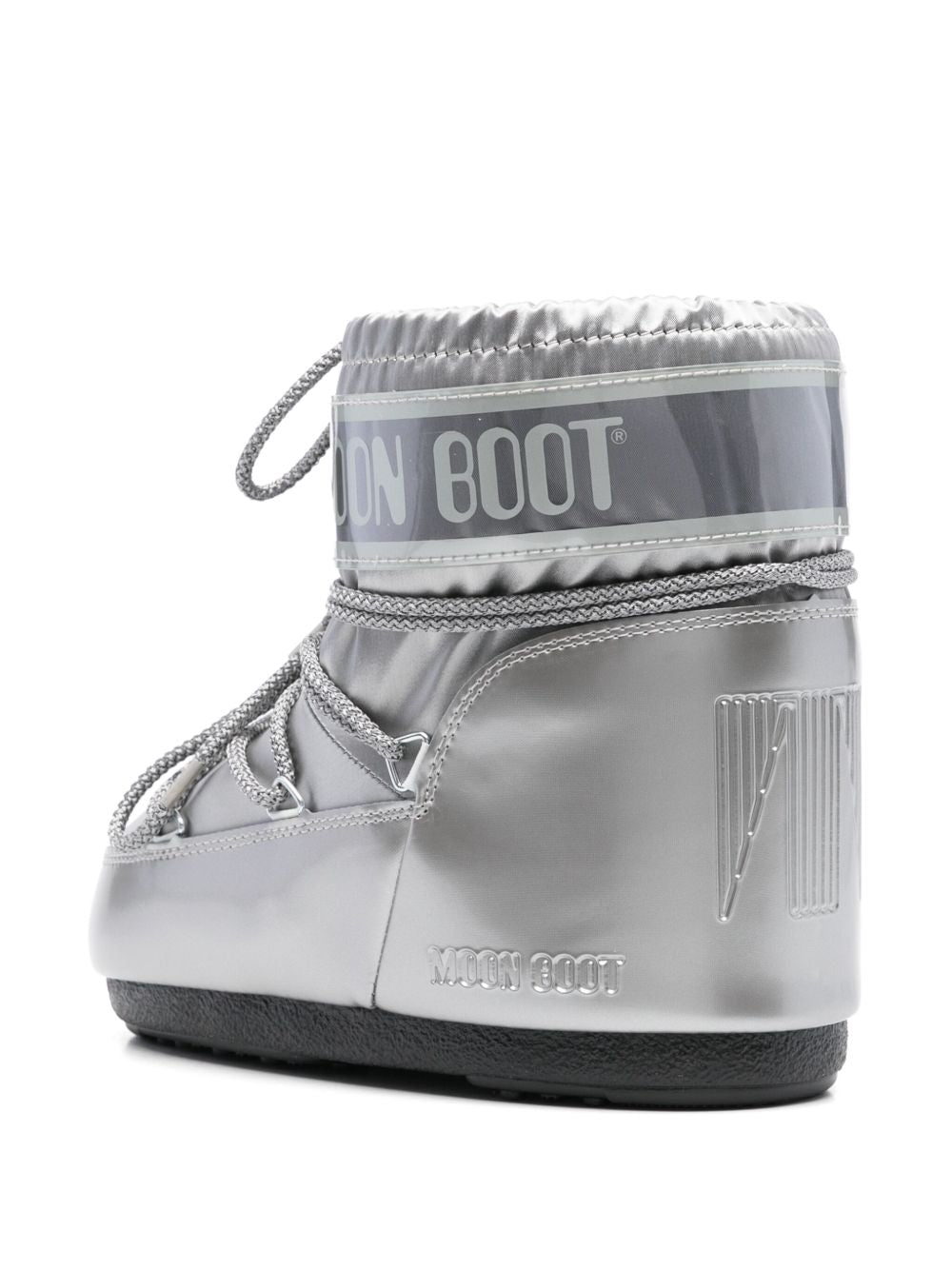 Stivaletti Icon Low Glance in argento 