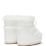 Stivaletti Icon Low Fur in bianco 