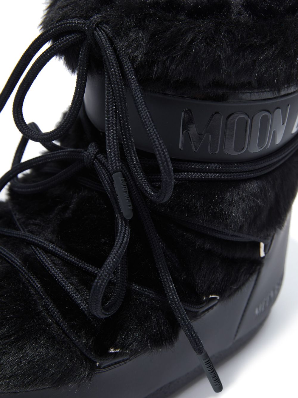 Stivaletti Icon Low Fur in nero 