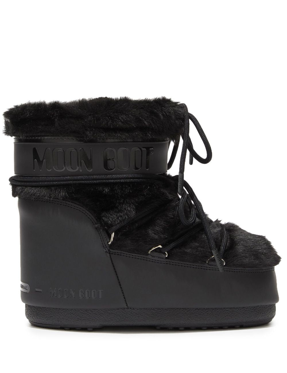 Stivaletti Icon Low Fur in nero 
