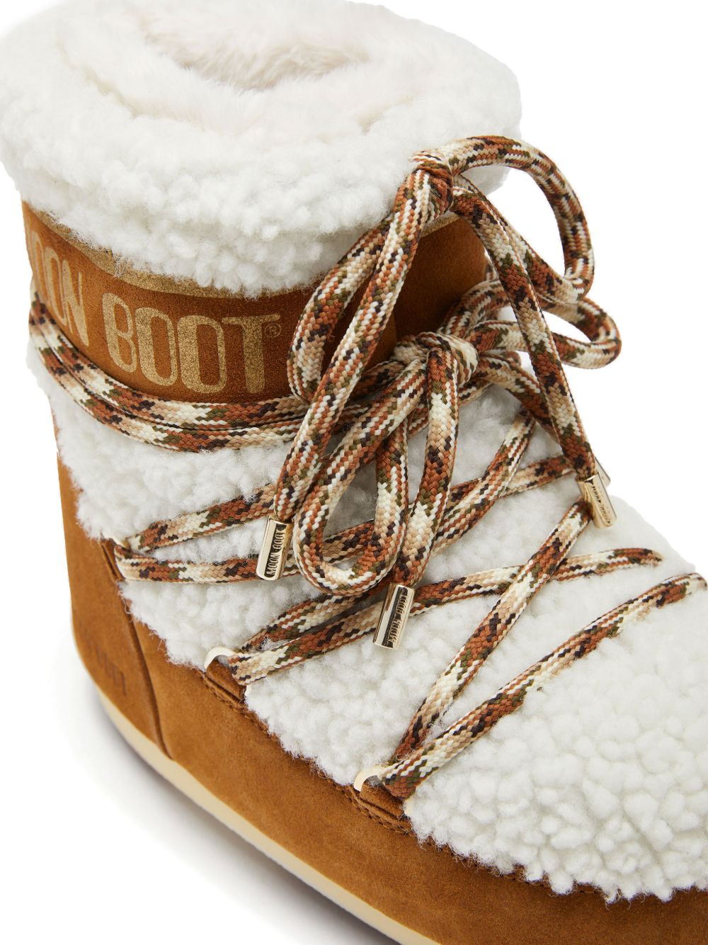 Stivaletti Icon Low Shearling in marrone 